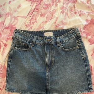 PacSun Blue Mini Skirt Casual Denim